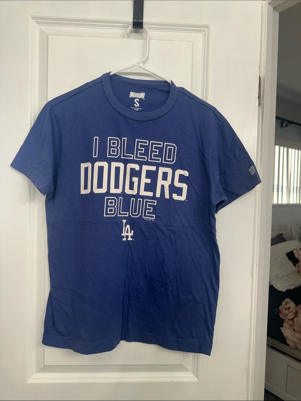 Los Angeles Dodgers Men's 'I Bleed Dodgers Blue' Short Sleeve Tee - New sz S